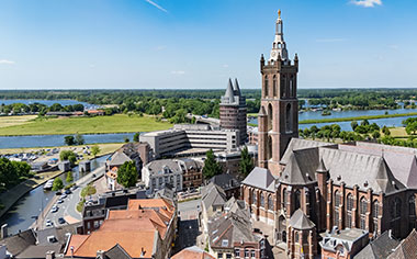 An aerial view of Roermond